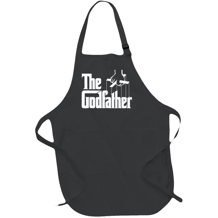 The Godfather Original White Title Full-Length Apron With Pocket