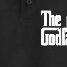 The Godfather Original White Title Dry Zone Grid Performance Polo