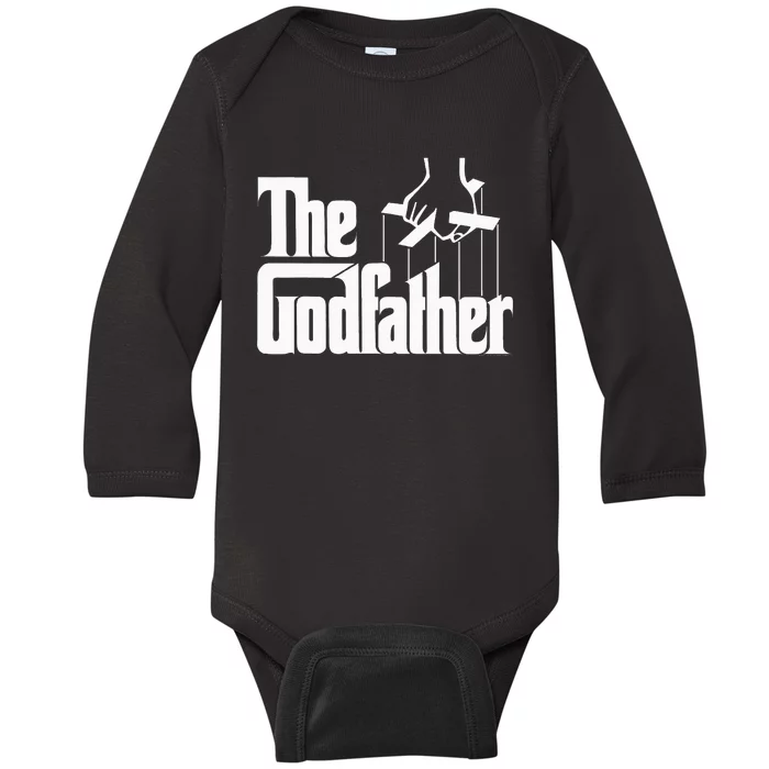 The Godfather Original White Title Baby Long Sleeve Bodysuit