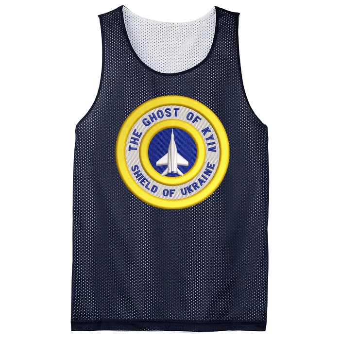 The Ghost Of Kyiv Shield Of Ukraine Mesh Reversible Basketball Jersey Tank