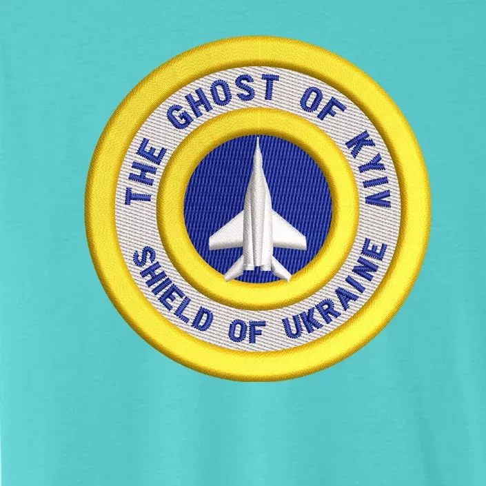 The Ghost Of Kyiv Shield Of Ukraine ChromaSoft Performance T-Shirt