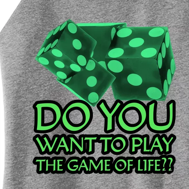 The Game Of Life Gift Women’s Perfect Tri Rocker Tank