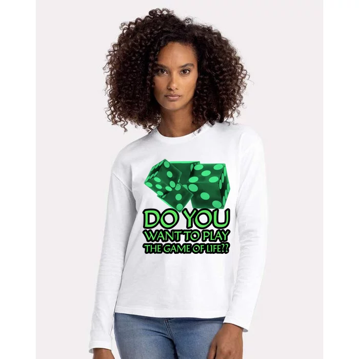 The Game Of Life Gift Womens Cotton Relaxed Long Sleeve T-Shirt