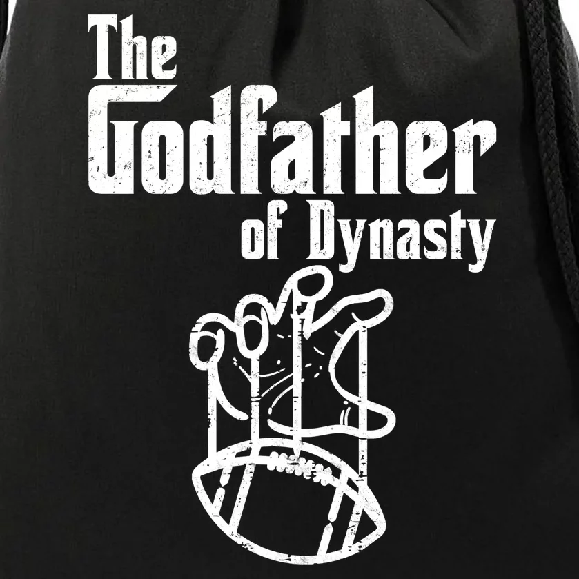 The Godfather Of Dynasty Football Drawstring Bag