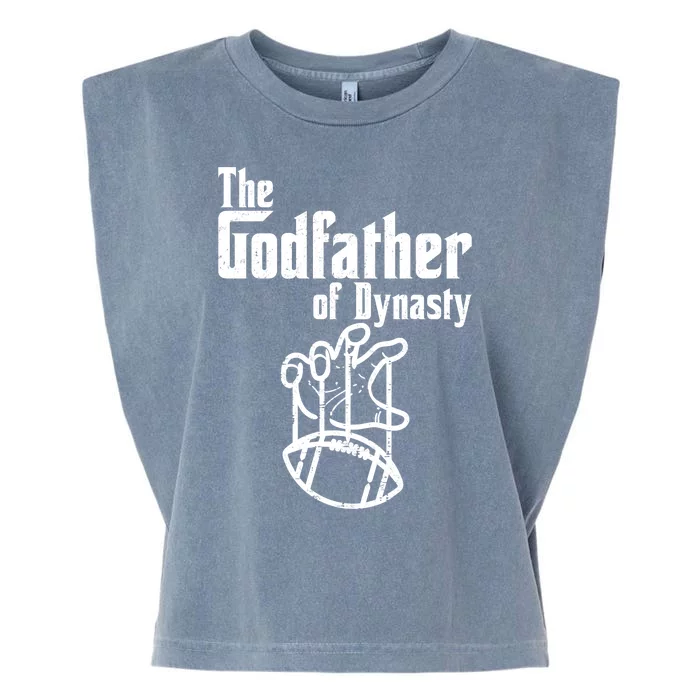 The Godfather Of Dynasty Football Garment-Dyed Women's Muscle Tee