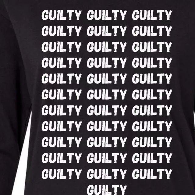 Trump Guilty On 34 Countstrump Verdict President 2024 Womens Cotton Relaxed Long Sleeve T-Shirt