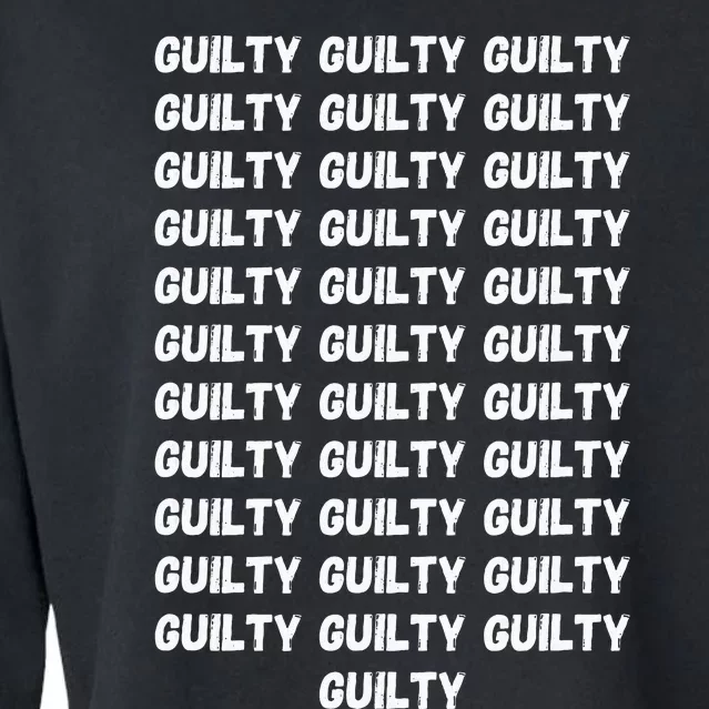 Trump Guilty On 34 Countstrump Verdict President 2024 Cropped Pullover Crew