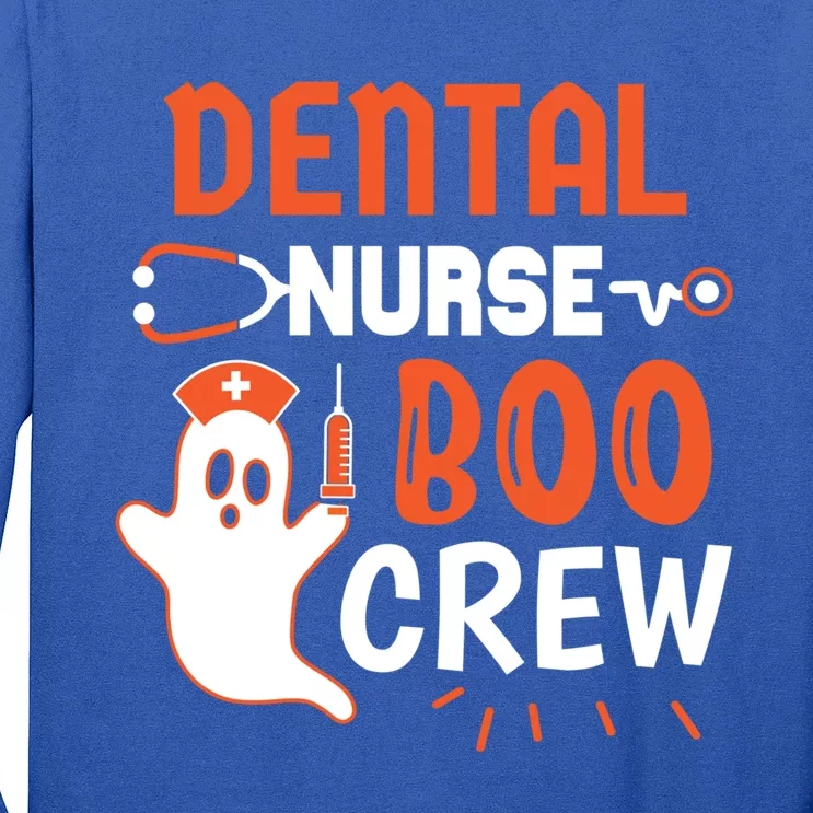 Teeth Ghost Pumpkin Witch Cute Dental Halloween Dentist Gift Long Sleeve Shirt