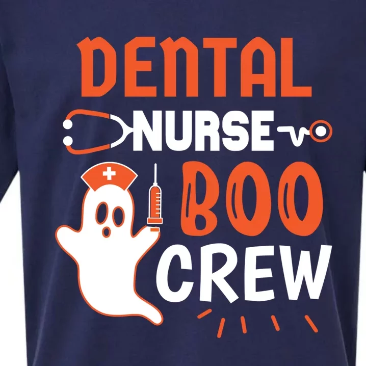 Teeth Ghost Pumpkin Witch Cute Dental Halloween Dentist Gift Sueded Cloud Jersey T-Shirt