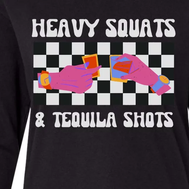 Tequila Gym Pump Cover Weight Lifting Womens Cotton Relaxed Long Sleeve T-Shirt