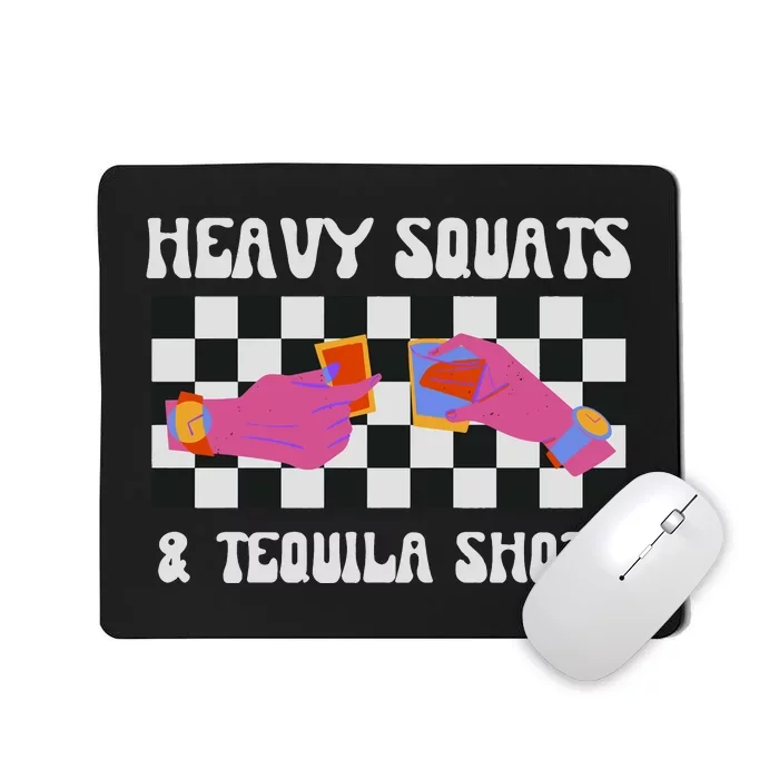 Tequila Gym Pump Cover Weight Lifting Mousepad