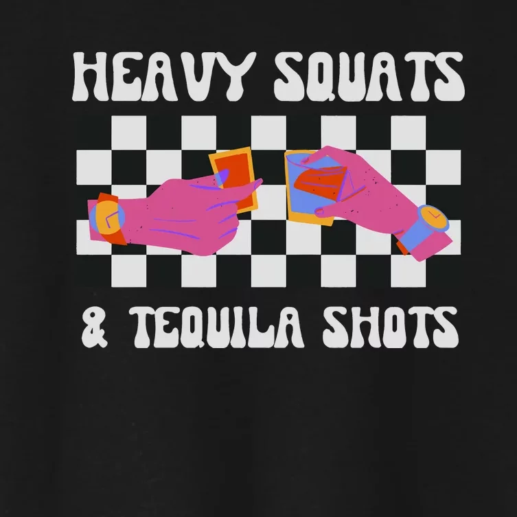 Tequila Gym Pump Cover Weight Lifting Women's Crop Top Tee