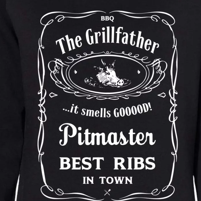 The Grillfather Pitmaster Gift Womens California Wash Sweatshirt