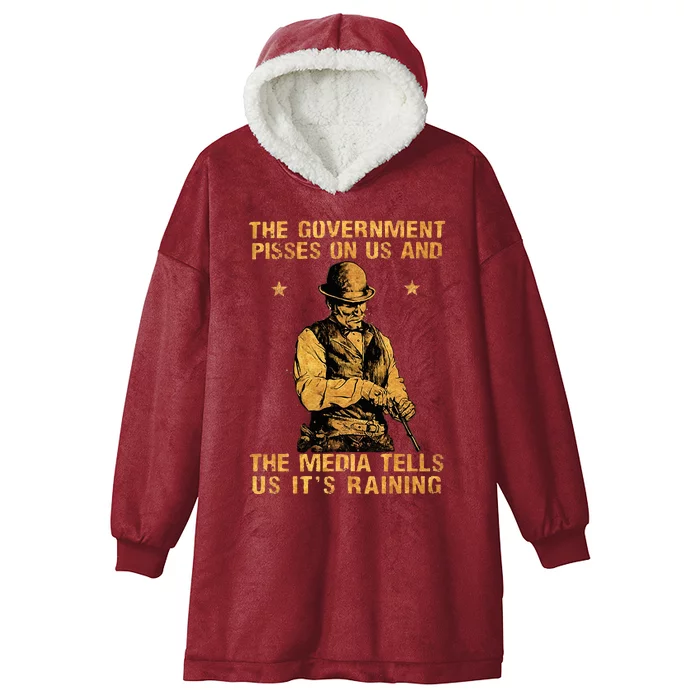 The Government Pisses On Us And The Media Tells Us ItS Hooded Wearable Blanket