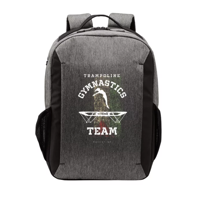 Trampoline Gymnastics Palestine Gymnast Vector Backpack