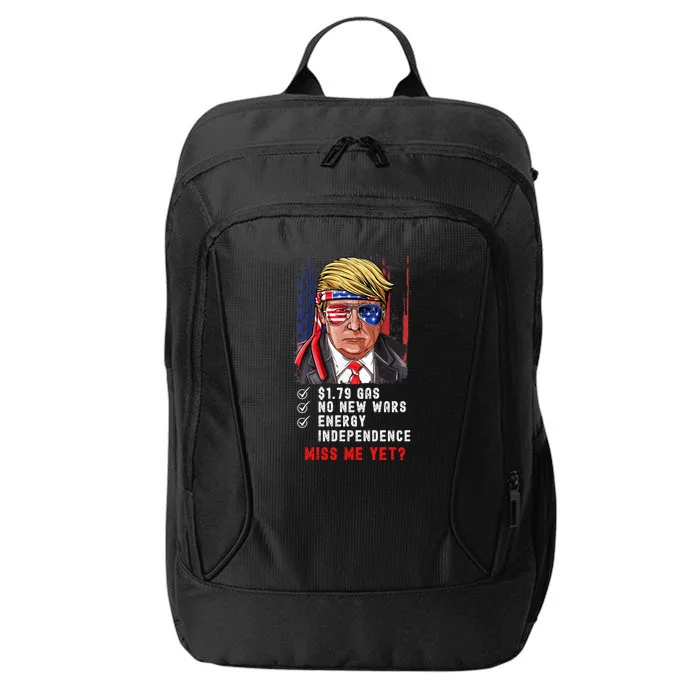 Trump Gas Prices Miss Me Yet City Backpack