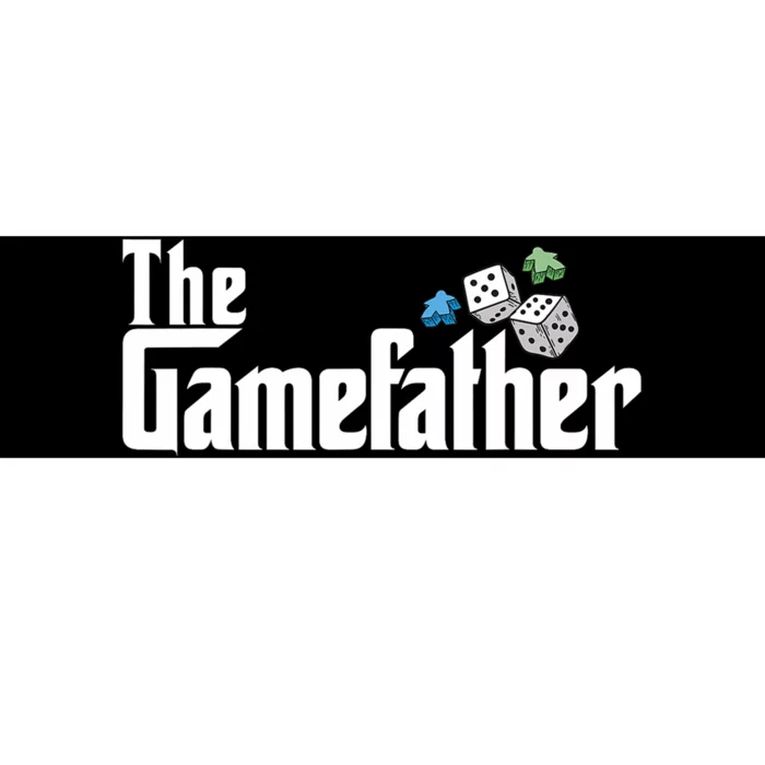 The Gamefather Playing Board Games Bumper Sticker