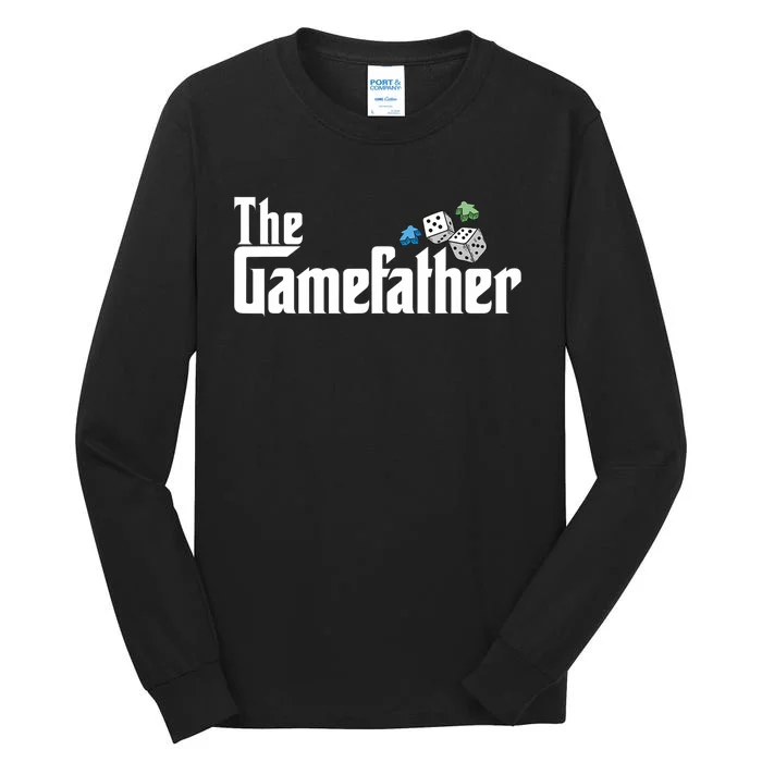 The Gamefather Playing Board Games Tall Long Sleeve T-Shirt