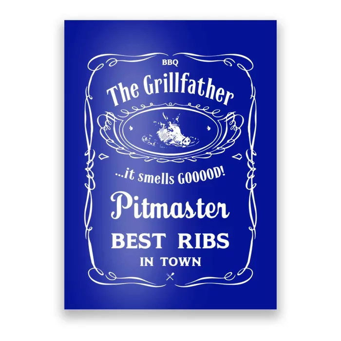 The Grillfather Pitmaster Gift Poster