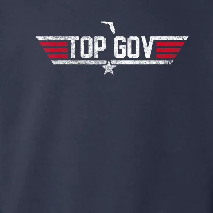 Top Gov Ron DeSantis Top Gov Florida Flag Toddler Hoodie