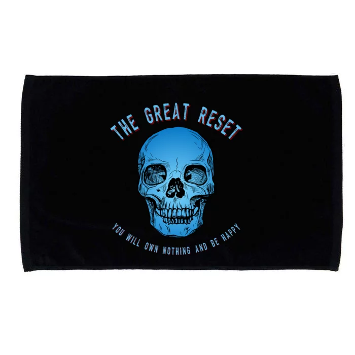 The Great Reset NWO Build Back Better Conservative Microfiber Hand Towel