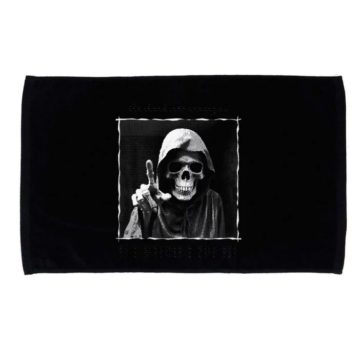 The Grim Reaper Shows Index Finger Horror Halloween Monster Microfiber Hand Towel