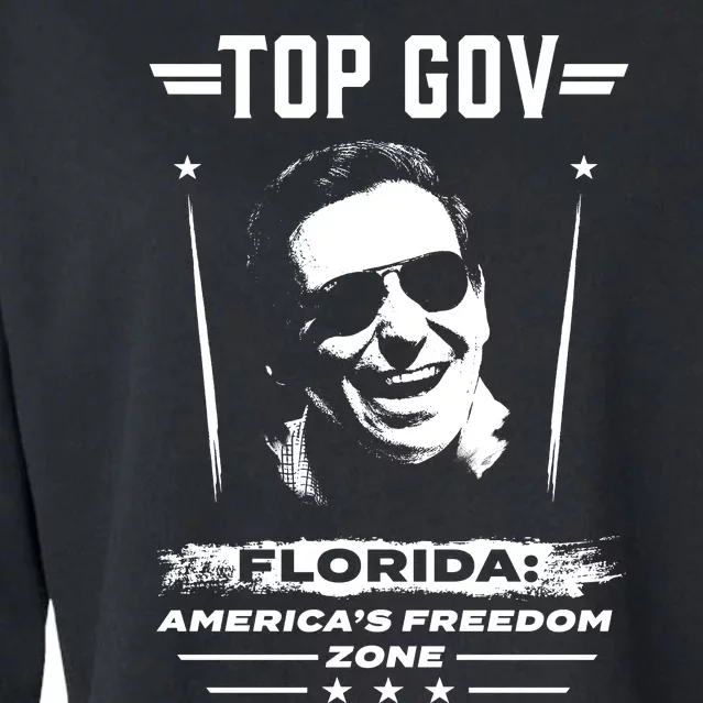 Top Gov, Ron DeSantis Cropped Pullover Crew