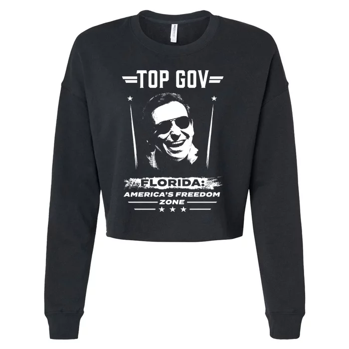 Top Gov, Ron DeSantis Cropped Pullover Crew