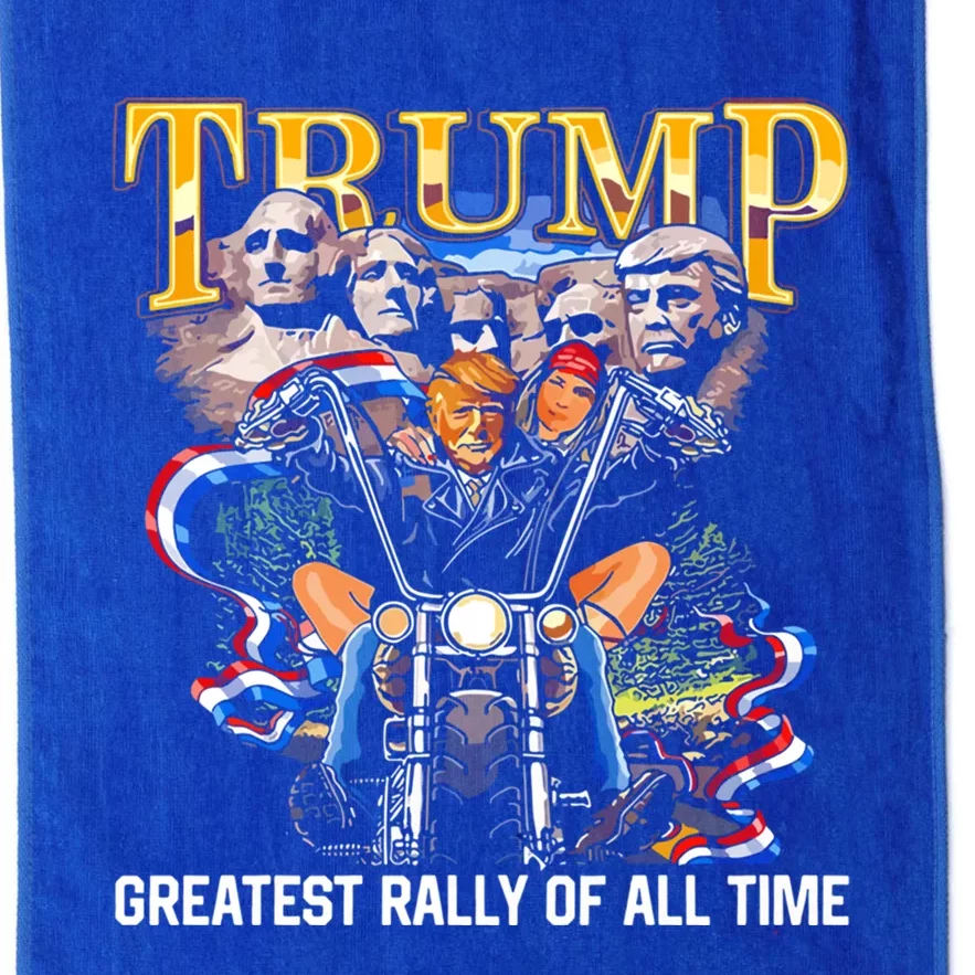 Trump Greatest Rally Of All Time Cute Gift Platinum Collection Golf Towel