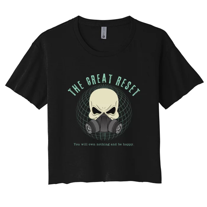 The Great Reset Women's Crop Top Tee