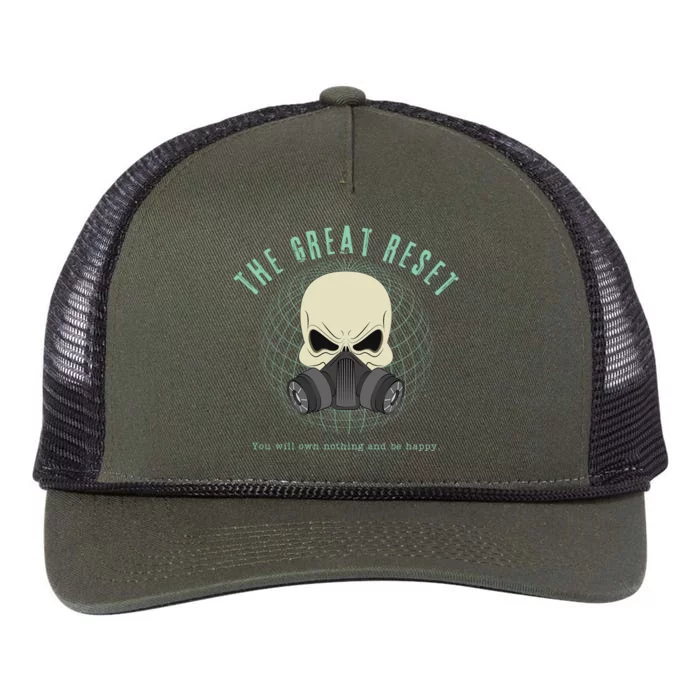 The Great Reset Retro Rope Trucker Hat Cap