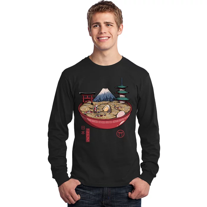 The Great Ramen Wave Long Sleeve Shirt