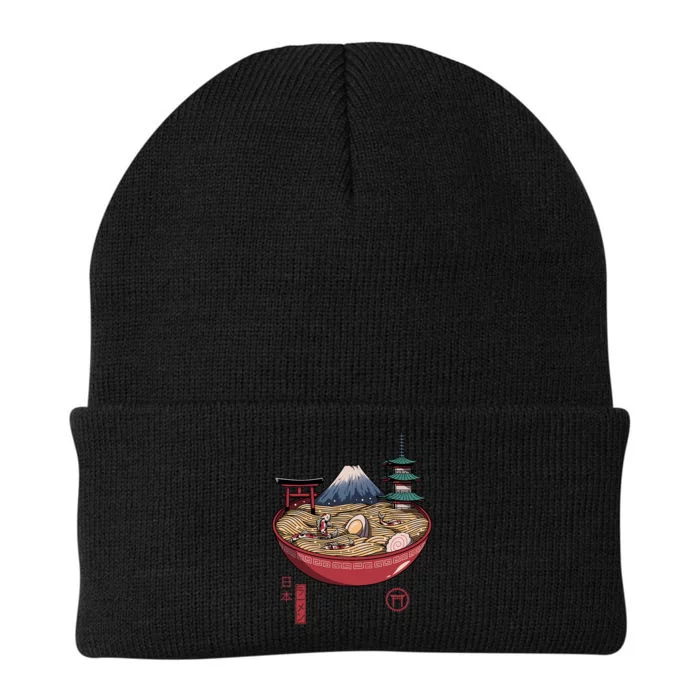 The Great Ramen Wave Knit Cap Winter Beanie