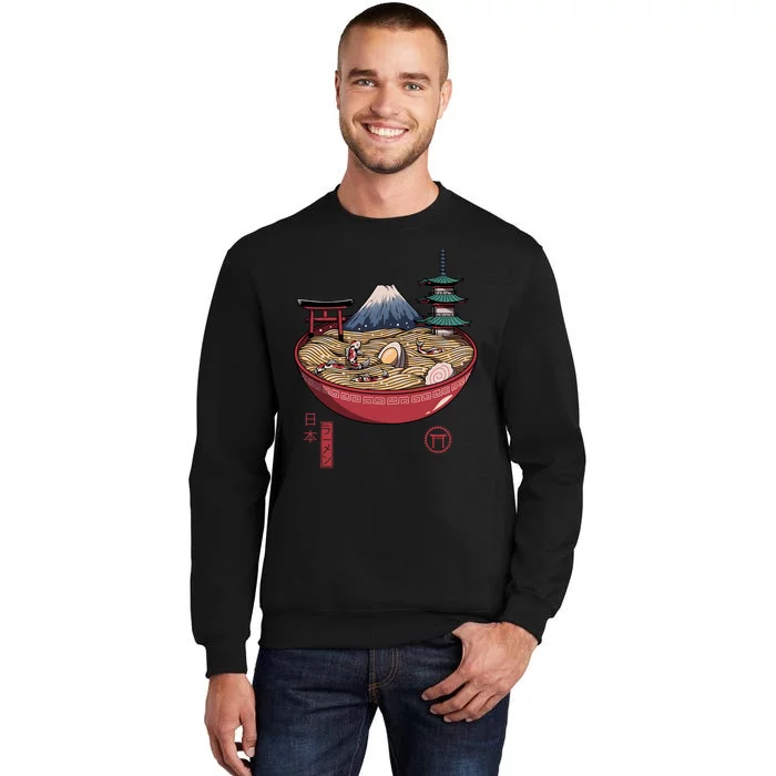 The Great Ramen Wave Tall Sweatshirt