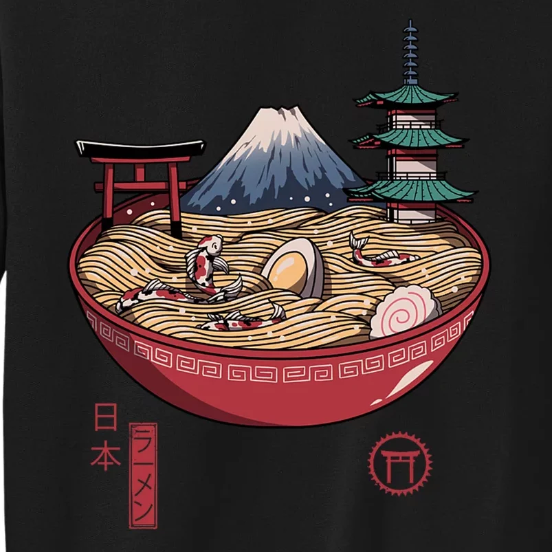 The Great Ramen Wave Tall Sweatshirt