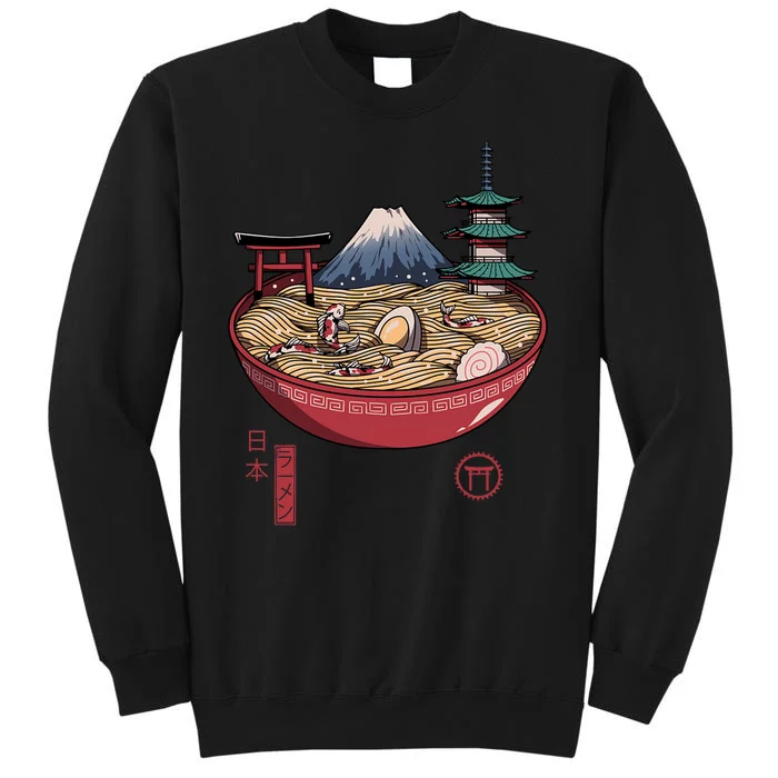 The Great Ramen Wave Tall Sweatshirt