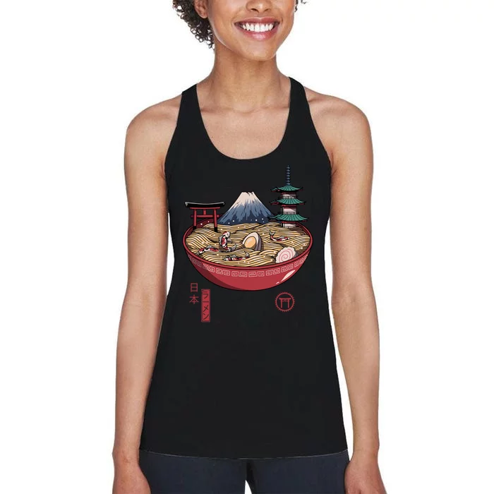 The Great Ramen Wave Women's Racerback Tank