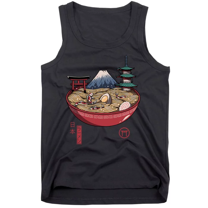 The Great Ramen Wave Tank Top