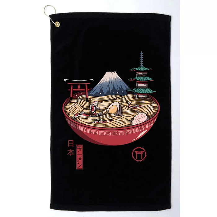 The Great Ramen Wave Platinum Collection Golf Towel