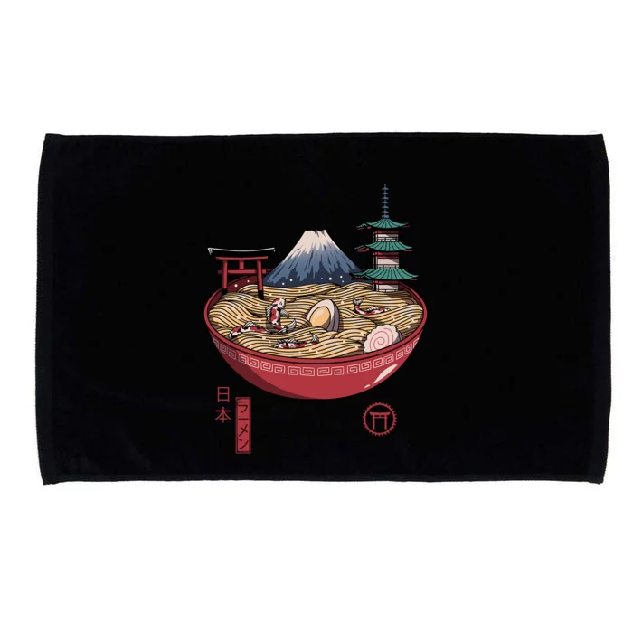 The Great Ramen Wave Microfiber Hand Towel