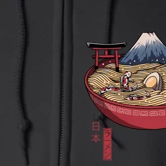 The Great Ramen Wave Full Zip Hoodie