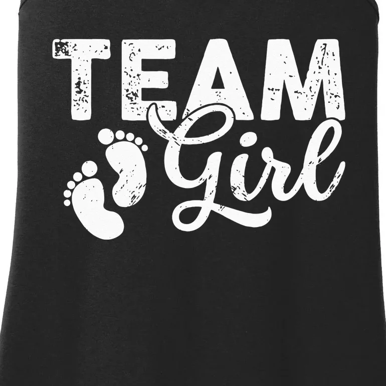 Team Gender Reveal Party Team Pink Baby Announcement Ladies Essential Tank