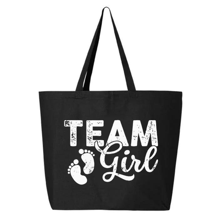 Team Gender Reveal Party Team Pink Baby Announcement 25L Jumbo Tote