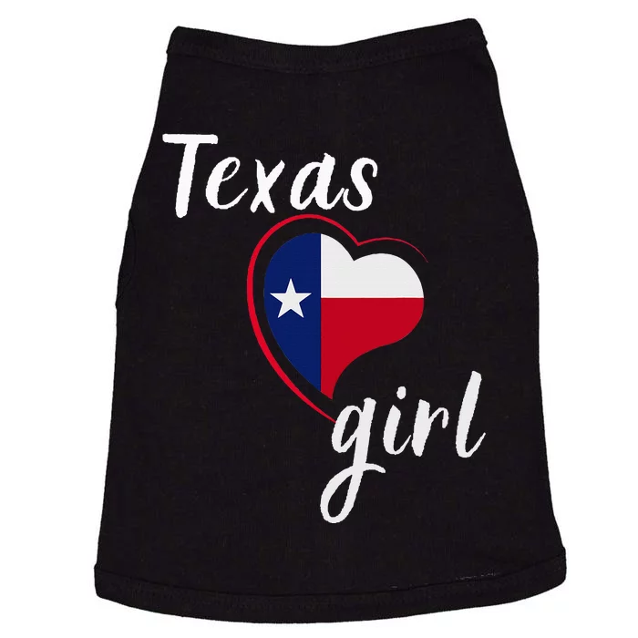 Texas Girl Red White And Blue Texas Flag Doggie Tank