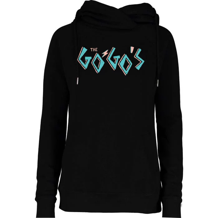 The GogoS Retro Logo Womens Funnel Neck Pullover Hood