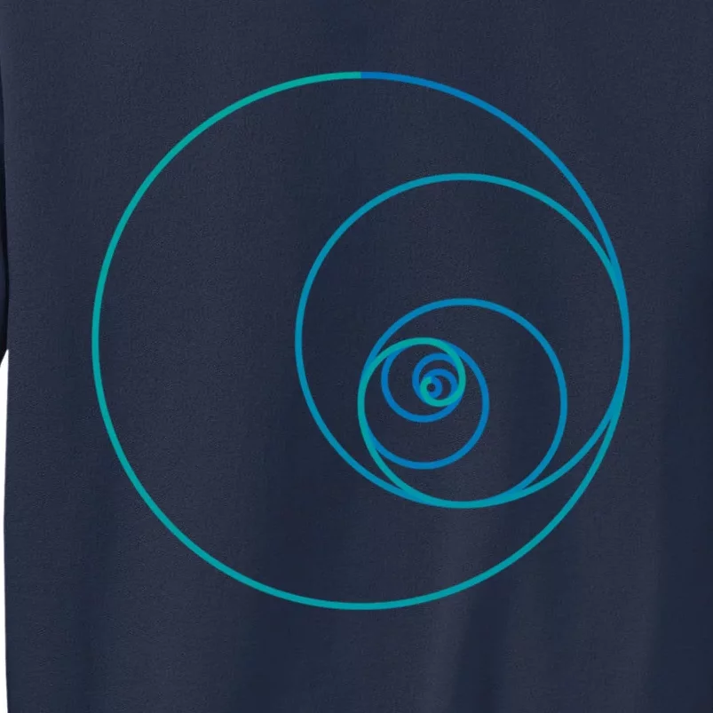 Two Golden Ratio Spirals Sweatshirt