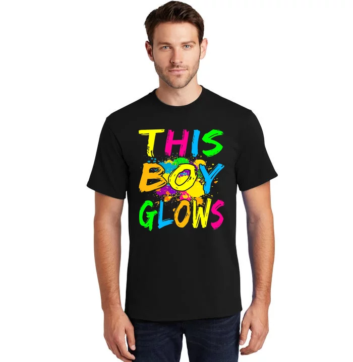 This Glows Retro 80's Party Tall T-Shirt