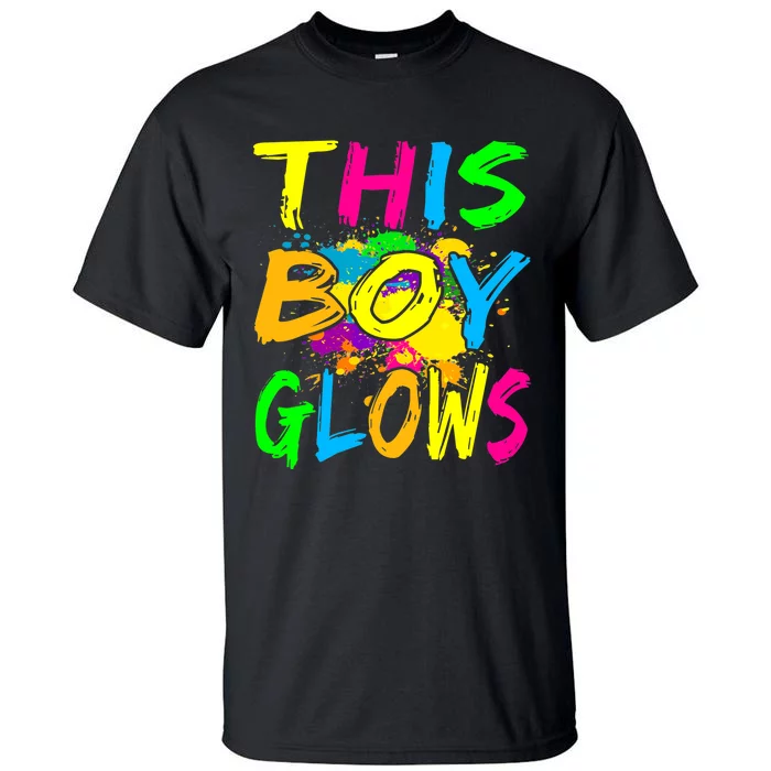 This Glows Retro 80's Party Tall T-Shirt