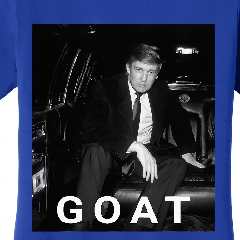 Trump Goat Republican Conservative Gift Trump 2024 Women's T-Shirt