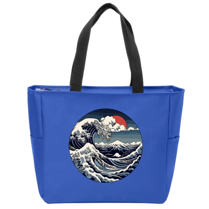 The Great Retro Wave Zip Tote Bag